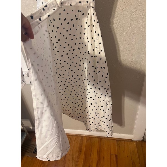 Banana Republic Linen-Cotton Wrap Dress Size 12 NWOT - Picture 5 of 8